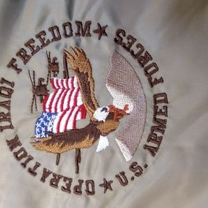 TF Brand Large Flight Bomber Jacket Excellent